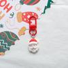 Elk Xmas Santa Claus Pendant Christmas Tree DIY Chain Pendant Christmas Resin Key Chain  Children