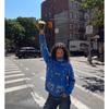 KOSY Knitted Stand Collar Zippers Cardigan Women's Casual Printed Full Sleeve Sweaters Spring New Female Fashion Knitwear