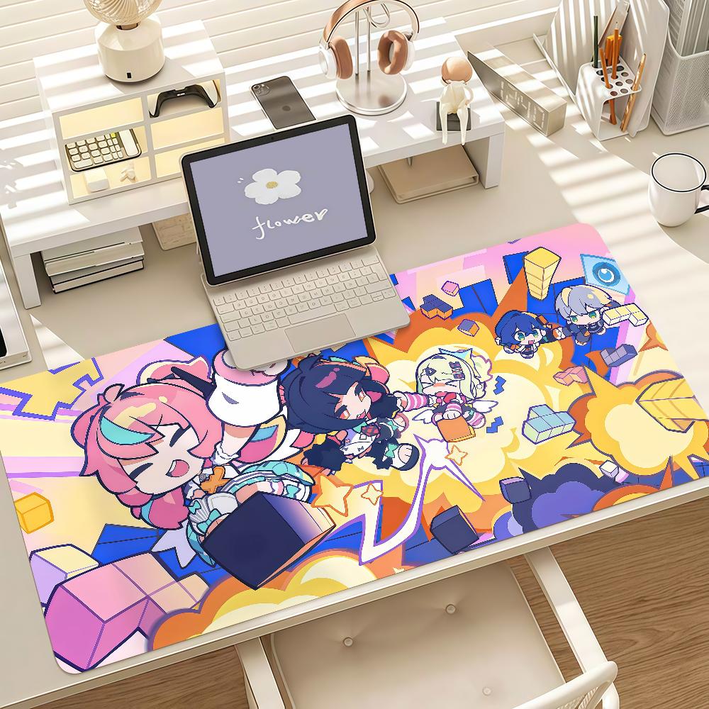 Game Zenless Zone Zero Angels Of Delusion Mouse Pad Anti Slip Rubber Edge Locked Thickened Laptop Gaming Desk Mat