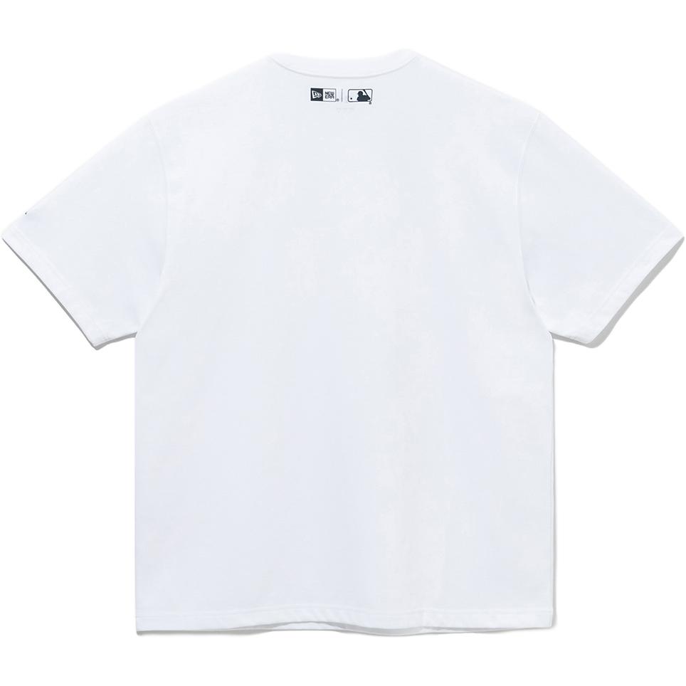 New Era MLB New York Yankees Pocket Crew Neck Short Sleeve T-Shirt Unisex Tops White 14405331