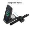 15W Foldable 3-in-1 Wireless Charger for Apple Phones, Watches, and Earbuds
