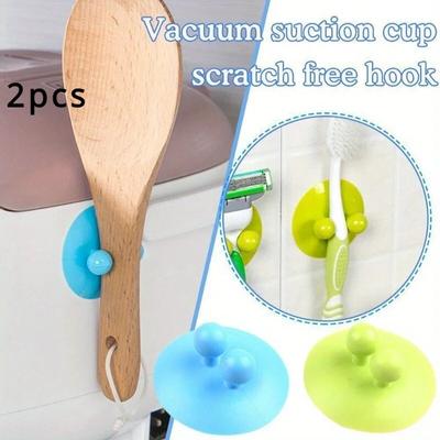 2pcs Vacuum Strong Suction Cup Free Hook Heavy Duty Han Bathroom