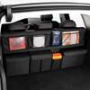 Large Capacity Car Trunk Bag Mesh Solid Color Backseat Storage Bag Car Interior Storage Bag Auto Organizer Accessories For Most