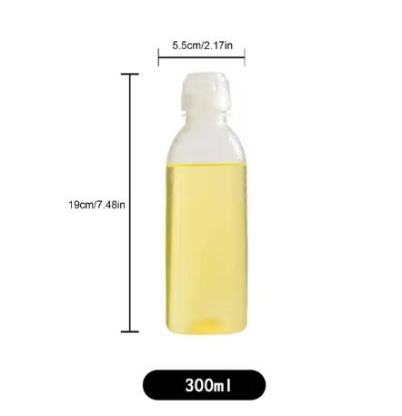 300/500ML Squeeze Seasoning Bottles Screaming Oil Bottle Oil Spray Bottle Soy Sauce Bottle Olive Oil Container Kitchen Supplies