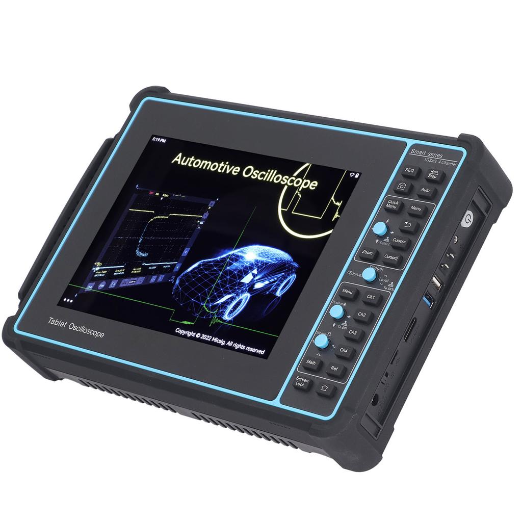 Tablet Oscilloscope 100MHz 4 Channel 70Mpts 1GSa s 8in LCD Touch Screen Digital Oscilloscope
