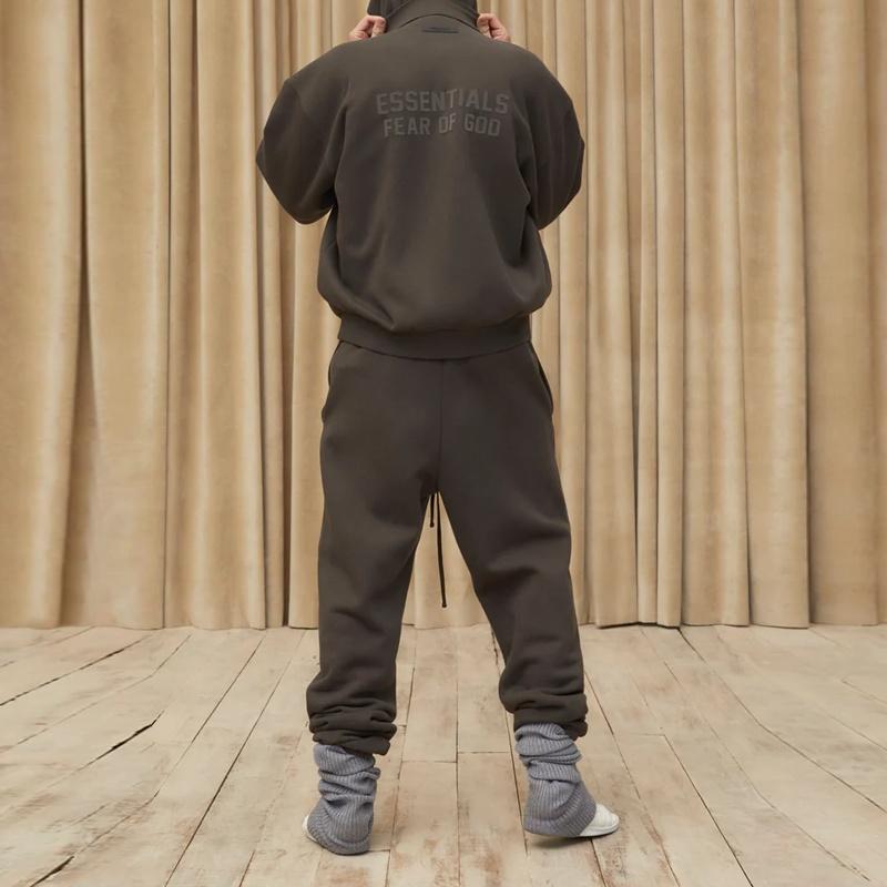 Fear of God Essentials SS23 Logo Sweatpants 'Off-Black' Men's FOG-SS23-340