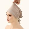 Cotton Modal Anti-Slip Hijabs Elastic Tie Back Inner Caps High Quality Underscarf Women'S Islamic Muslim Headscarf Hijab Caps