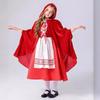 New Halloween Children's Little Red Riding Hood Party Nightclub Dance Queen Christmas Dress