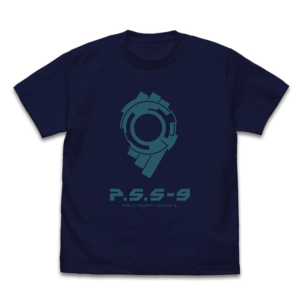 

COSPA Ghost in the Shell STAND ALONE COMPLEX Public Security Section 9 Logo Navy XL Size [Official] T-Shirt