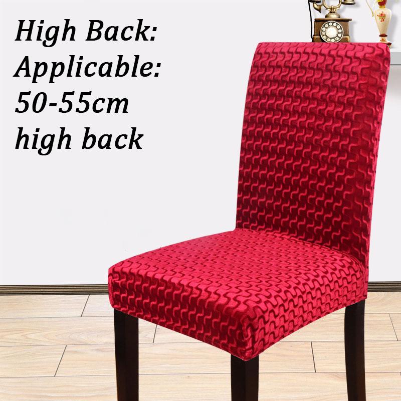 Spisebord Stoltrekk Stolpute Enkel Pute Krakktrekk Elastisk Husholdnings Spisestuestoltrekk Stoff