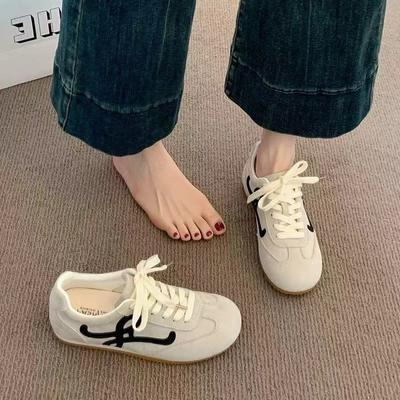 Zapatillas de entrenamiento retro alemanas cordones dedo gordo estilo deportivo casual zapatillas Forrest Gump mujer 2025 primavera nuevas zapatillas mujer