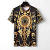 Baroque Men's and Women's Summer T-shirts 3D Printed Shirts Vintage Luxury Brands Royal Floral T-shirts