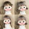 BJD Wig Qbaby Blyth Amydoll Cute Soft Bangs Ponytail with Long Hair For Big Head Doll Dolls Toy Doll Accessories 10 Inches