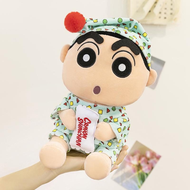 Pyjamas Kritliten Liten Ny Plyschleksak Sovkudde Liten Ny Docka Docka Sovkudde Gåva