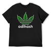 Adihash T-shirtstommar Lyxig man Louboutins enfärgade svarta t-shirts män