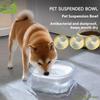 Large Capacity 2000ml Pet Floating Bowl Floating Filter Transparent Design Dog Drinking Water Dispenser Anti-Spill Detachable