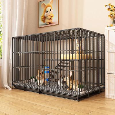 Extra Large Indoor Rabbit and Guinea Pig Cage with Toilet and Automatic Manure Cleaning System
