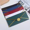 10 SZT Luksusowe Koperty Samozamykające z Plombą Foliową Zaproszenia Ślubne Urodzinowe Kartki z Podziękowaniami Koperta Biurowa Artykuły Papiernicze
