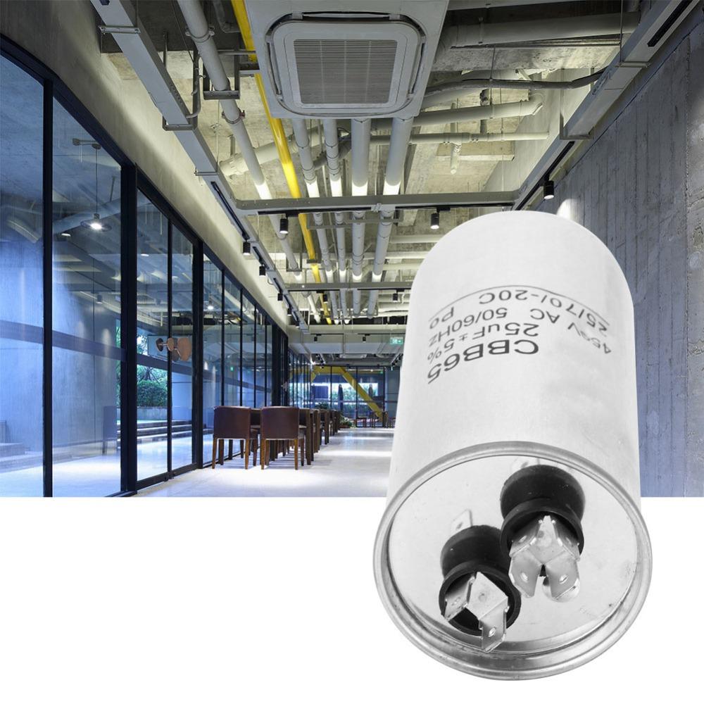 25UF CBB65 Capacitor Aluminum Shell Start Capacitor  Air Conditioner
