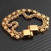 2026 Charm Men Golden Chain Bracelet Stainless Steel NK Link Chain Bangle for Male Women Trendy Wrist On The Hand Jewelry Gifts