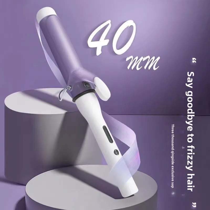 Portable Barrel Curling Wand 40Mm Large Wave Curler Rod Home Big Barrel Negative Iron Professional Hair Curler Styling Tools