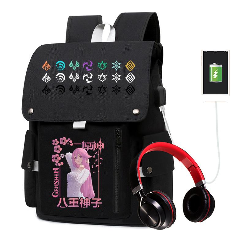 Elementary school students in grades 1-6 waterproof large-capacity schoolbag adolescent Yuanshen backpack