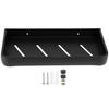 Schwarzes Lagerregal Rostfreies Duschregal Stabiler Badezimmer-Organizer Platzsparend