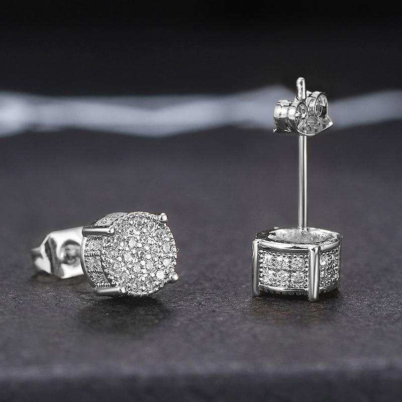 Orecchini A Perno Oro/Argento Per Donna – Piccoli Orecchini Incrociati Ipoallergenici, Placcati In Oro, Senza Nichel, Regalo Per Compleanno E Anniversario