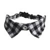 New Pet Cat Collar British Gentleman Plaid Bow Tie Stylish Accessory for Cats Dog Accessories Cat Collar Dog Y Harness