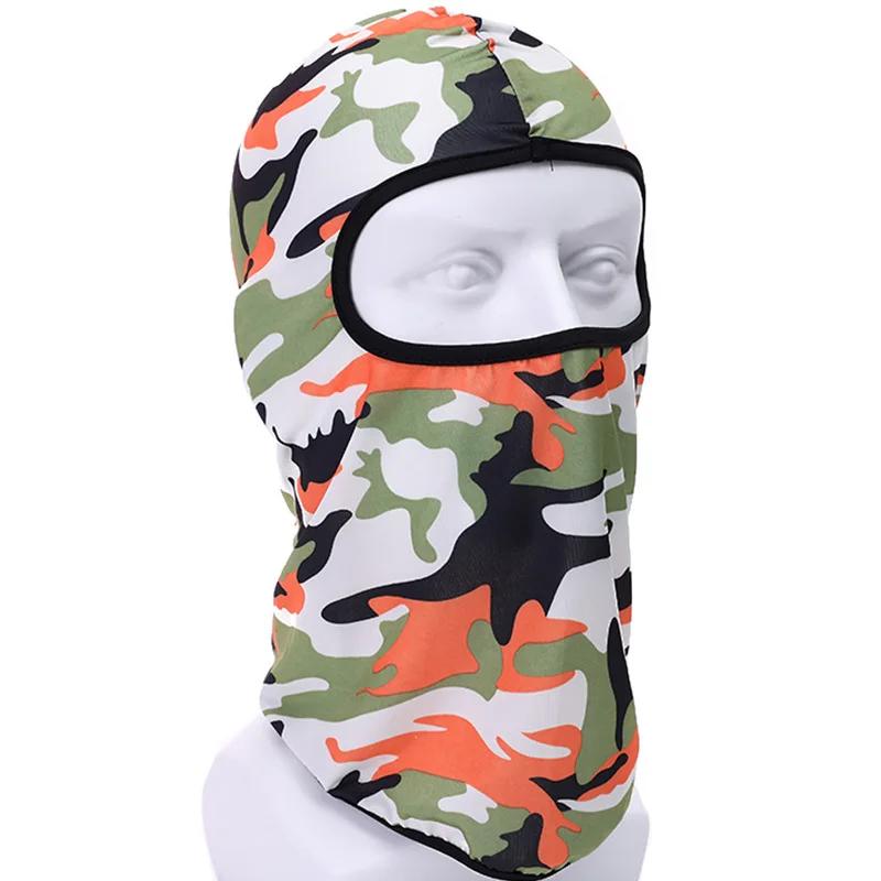 Camouflage Balaclava Full Face Cycling Mask Quick Dry Outdoor Road Bike Helmet Scarves Liner Caps Mtb Cycling Uv Protection Cap