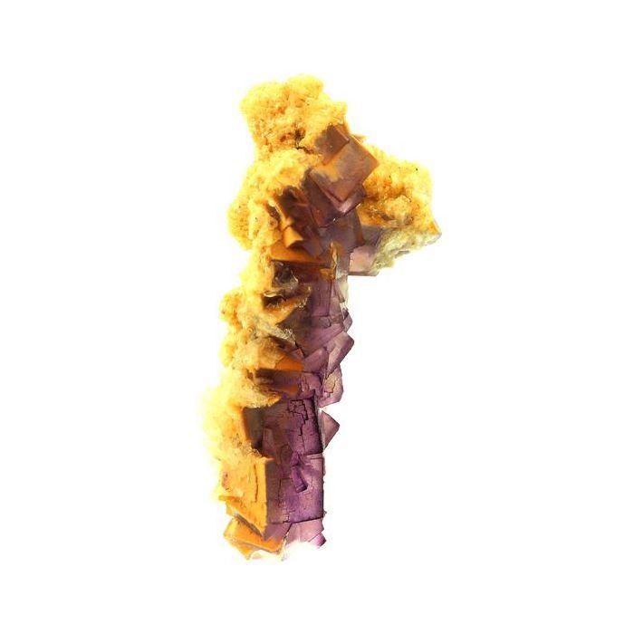 Pierres et Minéraux. Fluorite Stalactite. 540.0 ct. Weishan Mine, Shandong, Chine.