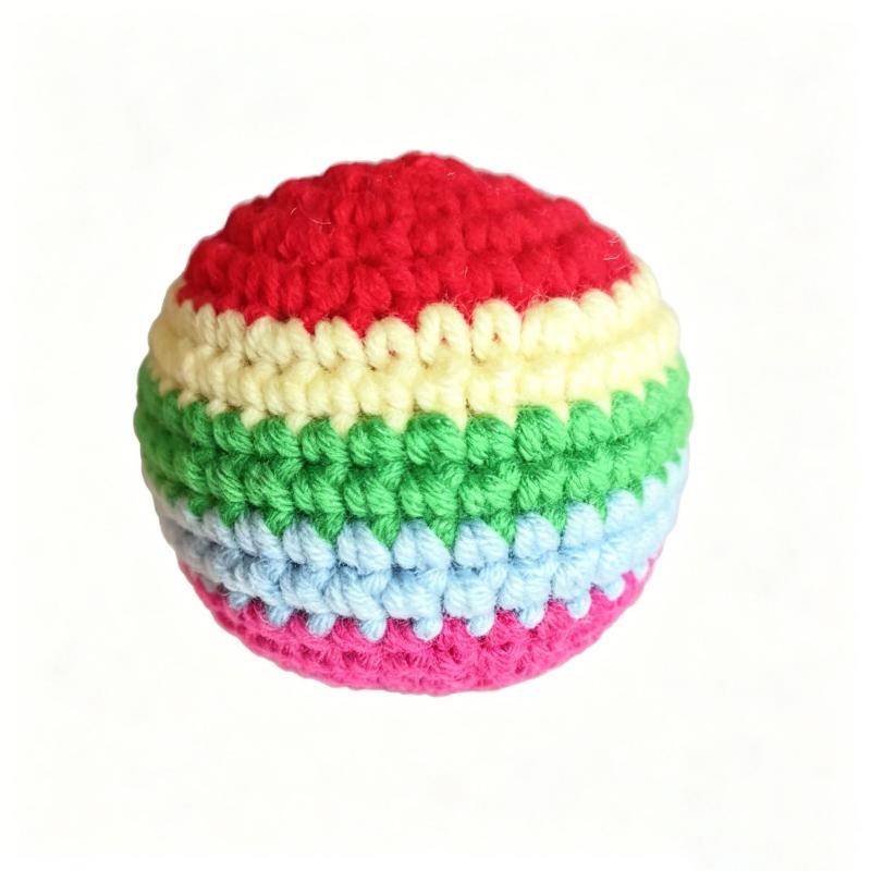 1/4Pcs Outdoor Soft Handmade Footbag Sacks Juggling Balls Durable For Kids Group Playing Activities