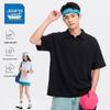 Jeanswest Men's Waffle Knit Short Sleeve Polo Shirt