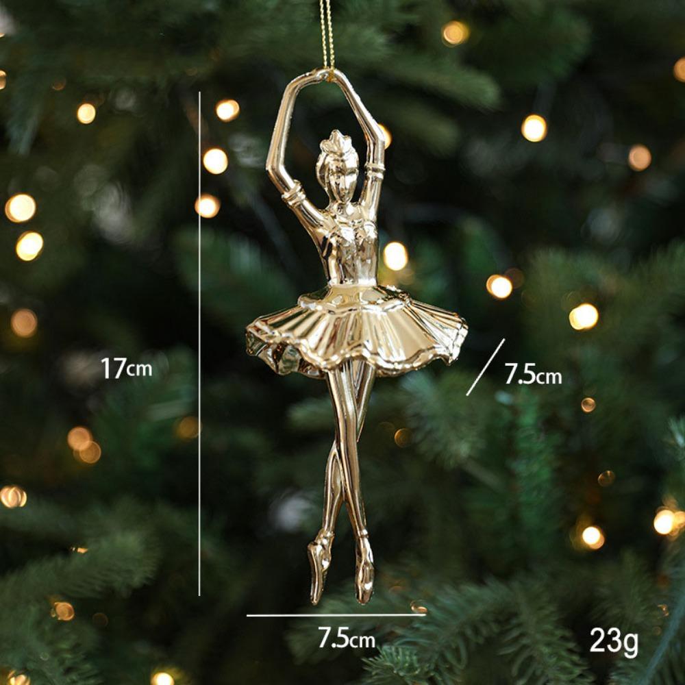 Elk Christmas Gold Plating Hanging Pendant Plastic Christmas Tree Ornaments  Christmas Party