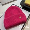 Autumn and winter new rabbit fur knitted hat fashionable soft waxy warm ear protection wool hat ins pullover hat