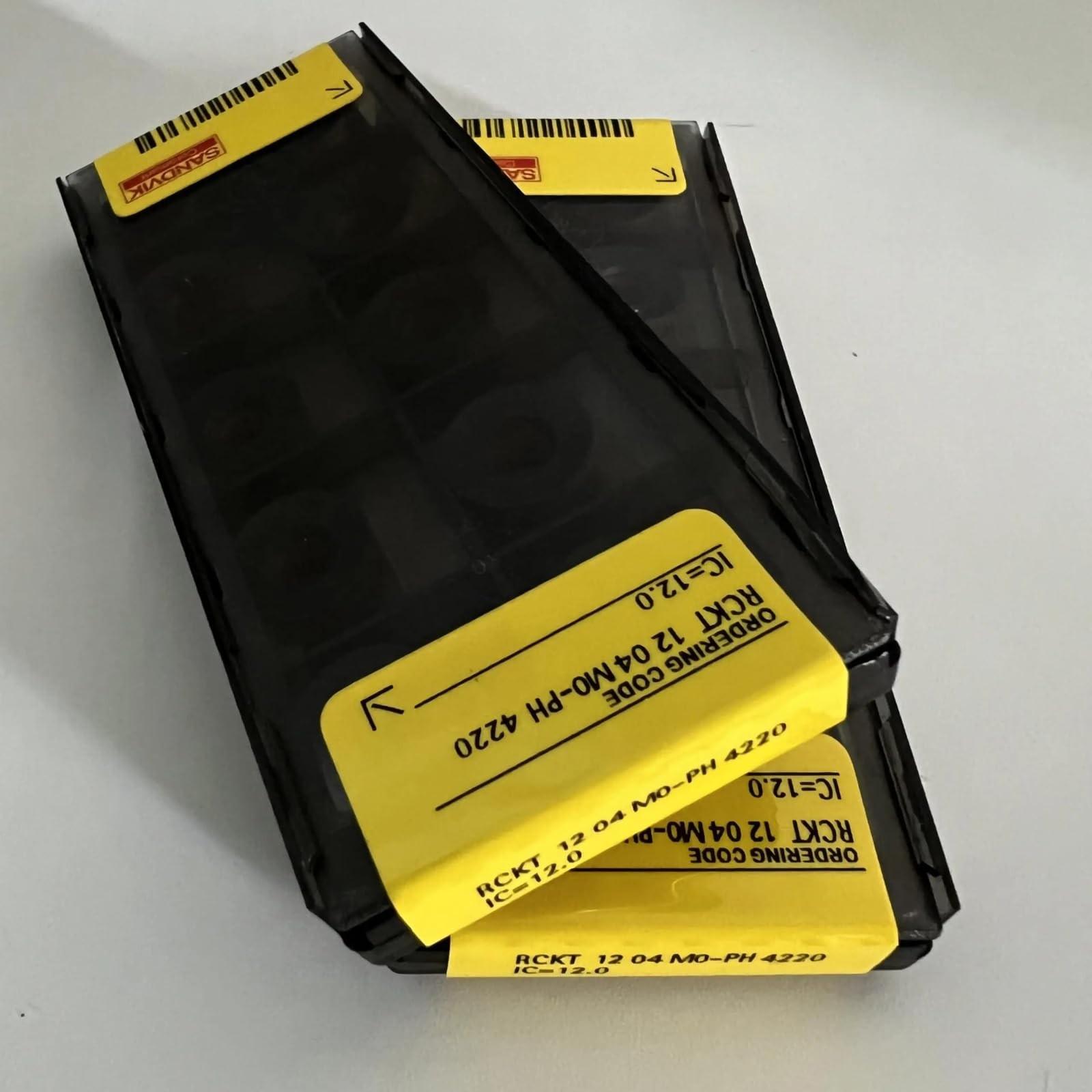

Original Sandvik / RCMT1204M0-PH 4220 / CNC lathe carbide blade 10 PCS