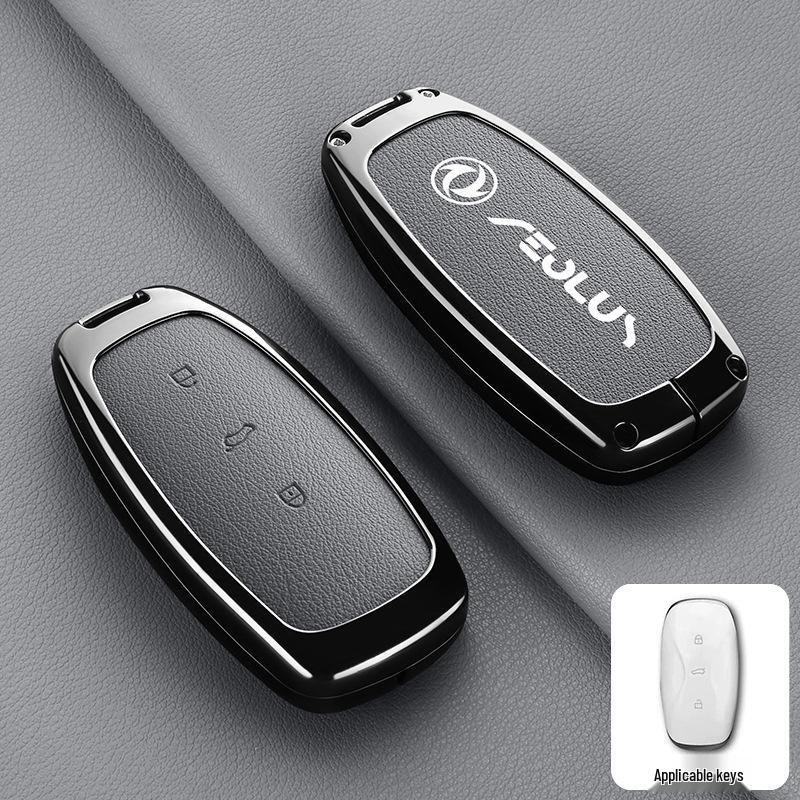 Fits 2025 Dongfeng Fengshen L8 & 2026 L7X New Energy Key: Unisex Leather Protective Case Box packaging