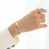 Light Luxury Seven-Color Zircon Gold-Plated Magnetic Bracelet with Titanium Steel Double-Sided Closure