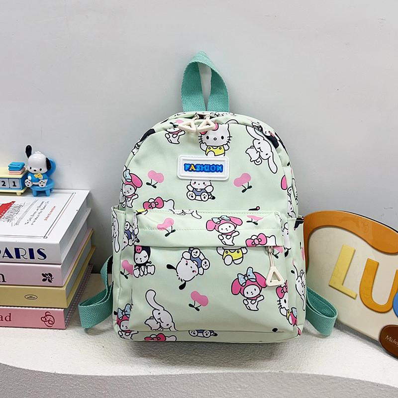 Adorable Cartoon Backpack Cute Girls Trendy Preschool Bag Durable Nylon Pink