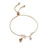 Women Fashion Casual Rose Flower Box Chain Adjustable Bracelets Gifts