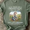 Funny Gardening Shirt for Women 70th Birthday Gift, Gardener Grandma Tee, Plant Lover Gift for Mom, Floral Garden T-Shirt
