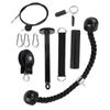 DIY Fitness Equipment Set Pulley Double End Pull Strap Arm Power Triceps Strength Training