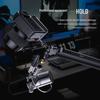 Professional Desktop Boom Arm Mic Stand with Condenser Mic Clip and Phone Holder