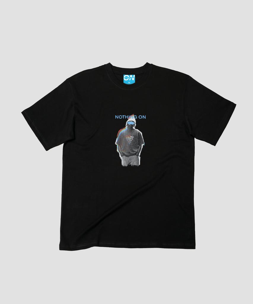 Nattingon Men In Black Graphic Short Sleeve Tee Black