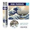 Fotorámeček The Great Wave Off Kanagawa 150 Mini Test Tube Puzzle Home Vánoční dárek Mládež Dospělý Dospělý Puzzle DIY YC-M