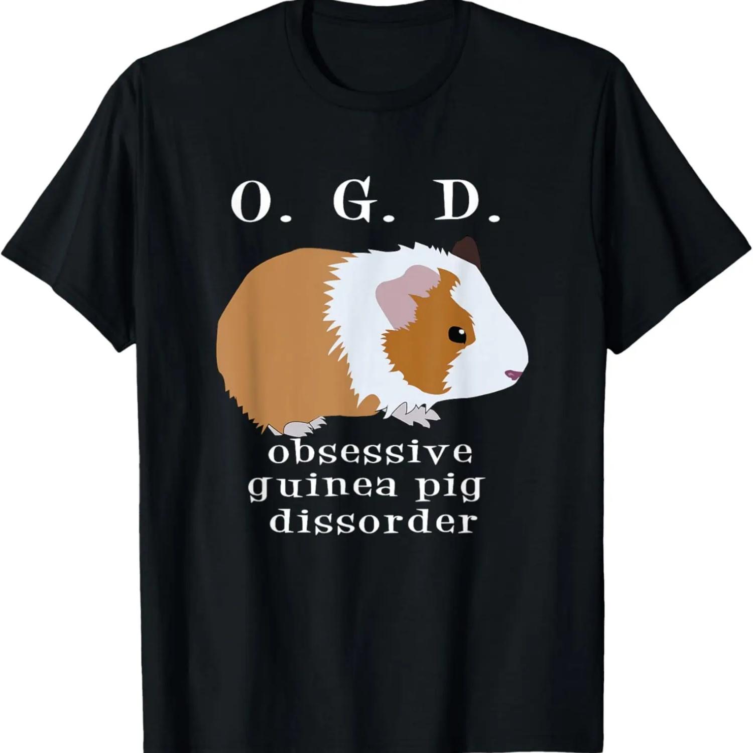 Obsessive Guinea Pig Dissorder, love guinea pig t-shirt S