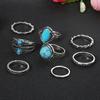 Fashion Women Carved Tophus Knuckle Rings Set 8 In 1