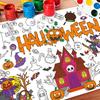 Creative Halloween Graffiti Tablecloth Handmade Large Coloring Posters  Classroom Activities