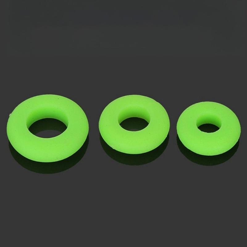 100pcs Silicone O Rings Retaining Clip Fishing Rod Protector Stopper Elastic Rod Stop Rings Fishing Accessory