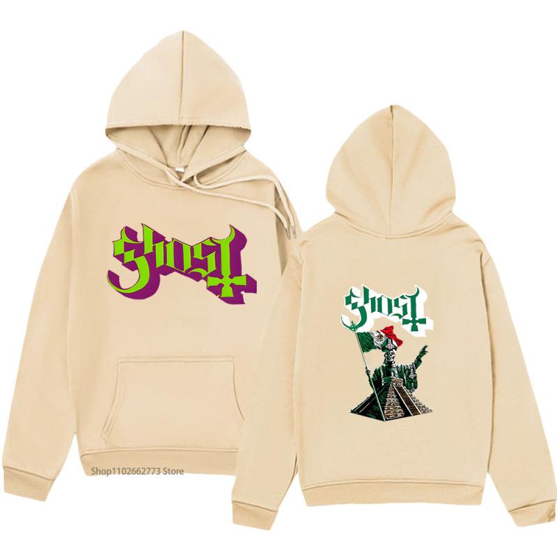 Ghost Band Hoodies Itroble Art Graphic Sweatshirt with Hooded Winter Clothes Women Fashion Manga Tops Kpop Streetwear Men Unisex